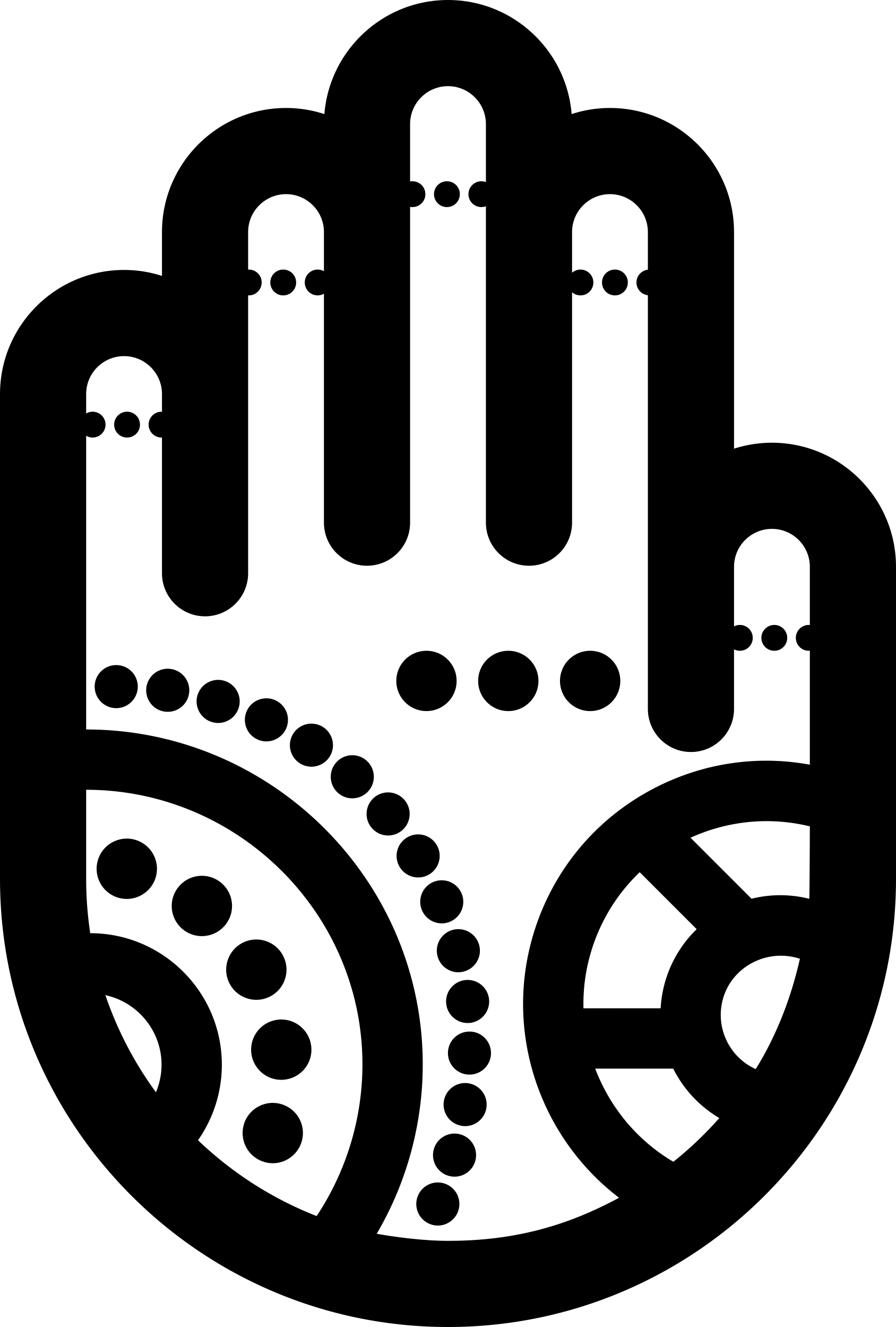 Henna Painted Hand Svg Line Art Free Vectors